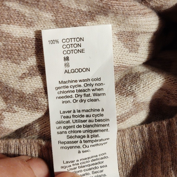 Gap Factory Cheetah Print Cardigan Sweater Cotton - Picture 8 of 8